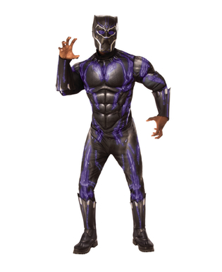 Vuxendräkt Black Panther Deluxe